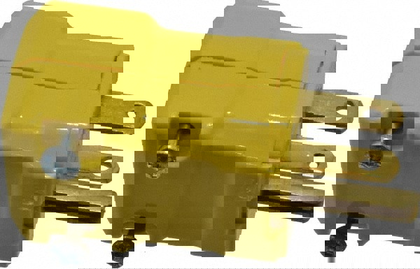 Straight Blade Plug: 5-15P, 125VAC, Yellow